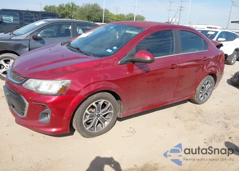 2018 Chevrolet Sonic Lt Auto из США, поврежденный, VIN 1G1JD5SH9J4108791